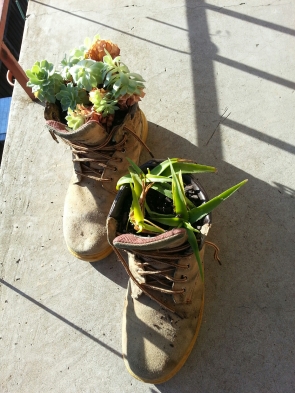 These boots were made for... Planting of course!